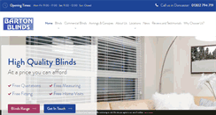 Desktop Screenshot of bartonblinds.co.uk